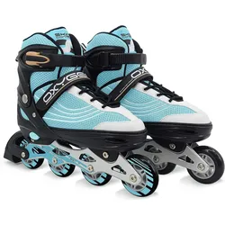 Skids Control Oxygen Inline Skates Semi-Softboot Verstellbar Blau 38/41