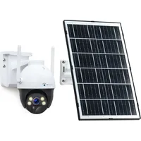 LuVision 4G LTE PTZ Solar Überwachungskamera 4MP Weiß