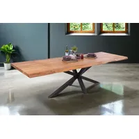 Sam Esstisch Baumkante Akazie natur 140 (220) x 90