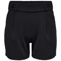 Only JDY Damen JDYGEGGO JRS NOOS Shorts, Black/Detail:Black Button,