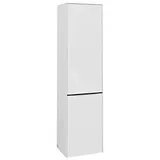 Villeroy & Boch Subway 3.0 Hochschrank C59201VE 40x171x36,2cm, Schanier links/Griff Volcano black, brilliant white