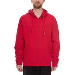 Elevate Arora Herren Sweat-Jacke mit Kapuze schlichte Baumwoll-Jacke Pullover 3821125 Rot - XS