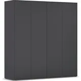Rauch Drehtürenschrank Nabila 187 x 194 x 53 cm Grau
