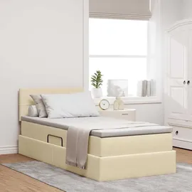 vidaXL Bett 90 x 200 cm Weiß