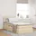 vidaXL Bett 90 x 200 cm Weiß