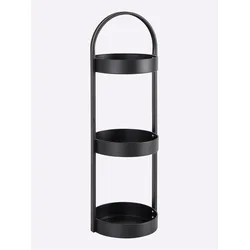 Badaccessoire-Set HEINE HOME, schwarz, Stahl, Badaccessoires-Sets
