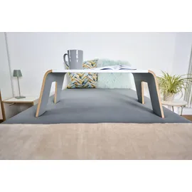 Tojo Laptoptisch TOJO "praktisch grau/weiß", grau (grau, weiß, grau, weiß), B:65cm H:24cm T:37cm, Tische, Frühstück- und Notebooktablett, Breite 65 cm
