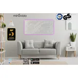 Sundirect Infrarotheizung MV-500 500 W Weiß-Hellgrau Marmor