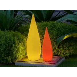 meine wunschleuchte 2er Set Akku Stehlampen ohne Kabel Bodenlampen für Innen & Außen in 2 Größen