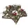 creativ home Teelichthalter Adventsgesteck mit Teelichthalter Braun