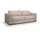 MID.YOU 3-Sitzer-Sofa Cord 3 Beige/Braun
