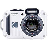 Kodak Pixpro WPZ2WH Digitalkamera 15 Megapixel Opt. Zoom: 4 x Weiß inkl. Akku, inkl. Blitzgerät Bi