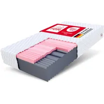 Fdm Select MAX Double Matratze 160x200 cm Kaltschaum Höhe 24 cm Härtegrad H3 H4 Visco-Schaum Öko-Tex Allergikergeeignet Jersey