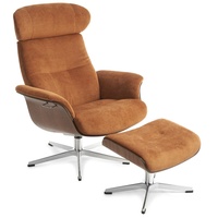 CONFORM Sessel Timeout Relaxsessel mit Hocker - Velvety Bronze