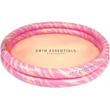 Swim Essentials Swimming Pool 100 cm | roze Zebra
