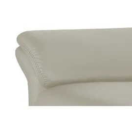 meinSofa Fernsehsessel Manon Leder 98 x 94 x 92 cm Grau