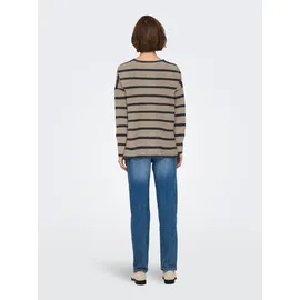 Only ONLAMALIO LIFE LS V-NECK KNT Beige XS