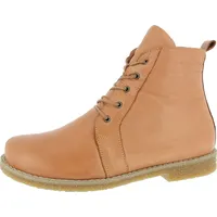 Andrea Conti Damen Stiefelette Leder Schnürboot Krepp Laufsohle 0348718, Größe:39 EU, Farbe:Orange