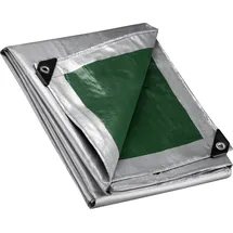 Wiltec Abdeckplane 7 x 6 m Grün