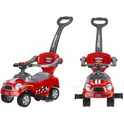 Lean Toys Spielzeugauto-Coupé mit Musiklenkrad rot