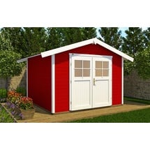 Weka Gartenhaus 122 3 x 2,35 m schwedenrot