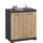 FMD Kommode FMD "Bristol", braun (matera, artisan), B:80cm H:89,9cm T:49,9cm, Holzwerkstoff, Sideboards, Kommode, In unterschiedlichen Tiefen, mit verstellbaren Böden