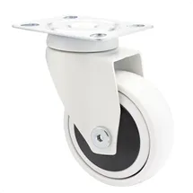 Wagner Design - 3C - Lenkrolle/Apparaterolle/Transportrolle/Möbelrolle - weiß,