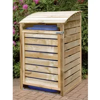 Tetzner & Jentzsch T & J Mülltonnenbox Henri für 1 Tonne Holz, imprägniert
