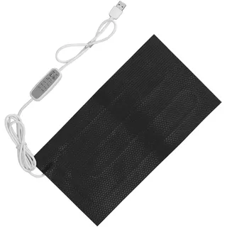 DC5V Heizkissen Heizmatte, 4 Gang USB Power Temperaturregulierendes Heizkissen Wasserdichte Elektrische Stoffheizung(20x25cm)