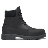 Timberland für Herren. TB0A6CH6W021 Lederstiefel 6 IN Lace Wasserdicht Schwarz (40), Wohnung, Schnürsenkel, Lässig, Draußen