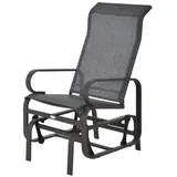 Outsunny Schaukelstuhl 60 x 105 x 73 cm Grau