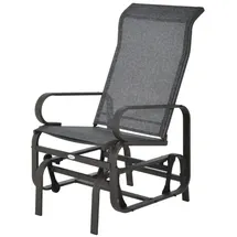 Outsunny Schaukelstuhl 60 x 105 x 73 cm Grau
