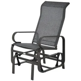 Outsunny Schaukelstuhl 60 x 105 x 73 cm Grau