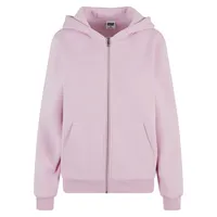 URBAN CLASSICS Ladies Fluffy Zip Cardigan softpink, L - L