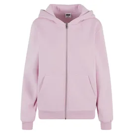 URBAN CLASSICS Ladies Fluffy Zip Cardigan softpink, L - L