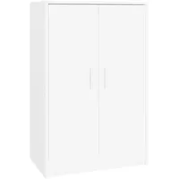 VidaXL Schuhschrank Weiß 60x35x92 cm Holzwerkstoff