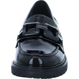 Jana Damen Loafer ohne Absatz Elegant Vegan, Schwarz (Schwarz), 38