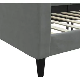 vidaXL Tagesbett 90 x 190 cm Dunkelgrau