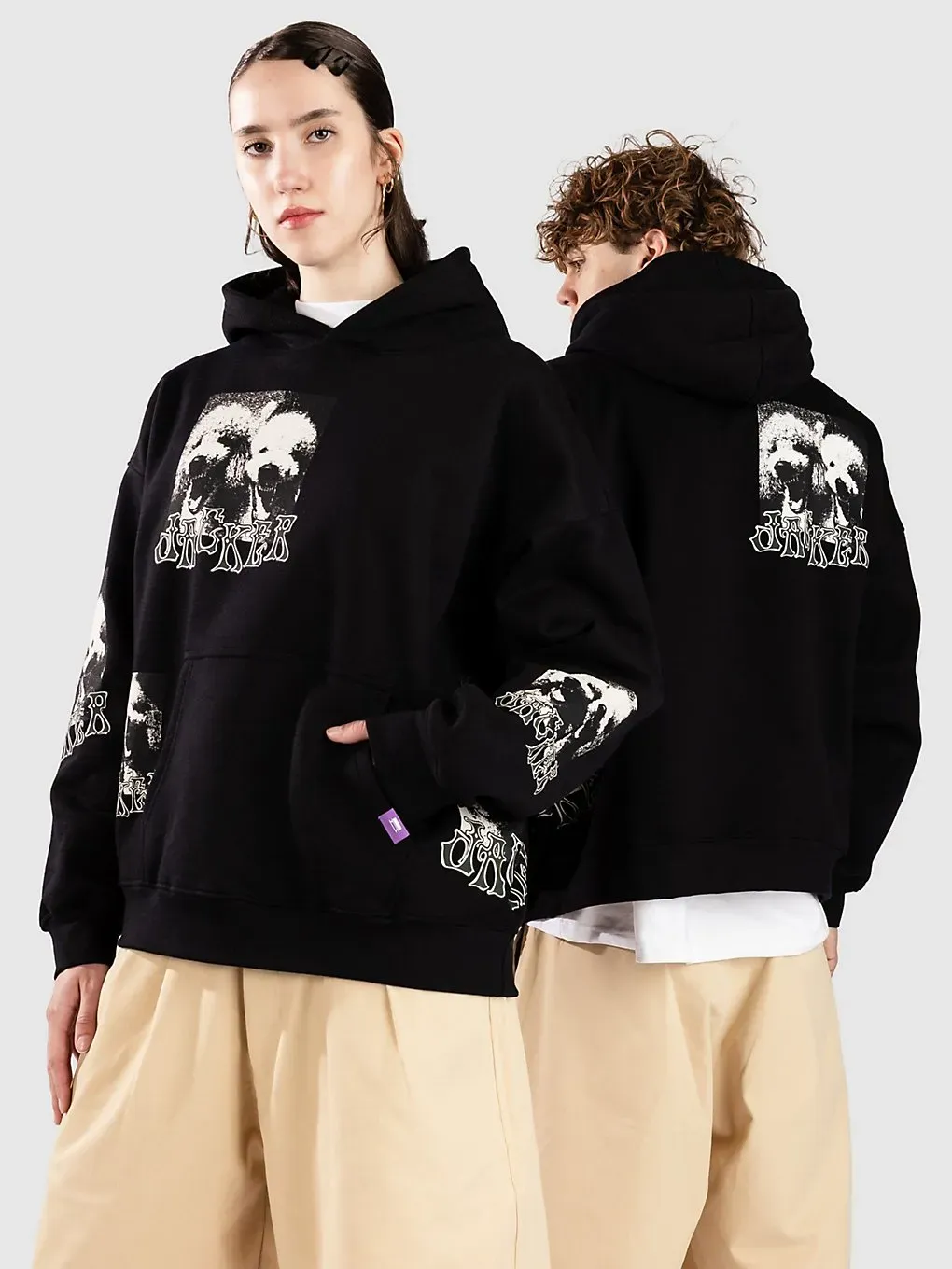 Jacker Poodles Pals Hoodie black Gr. S