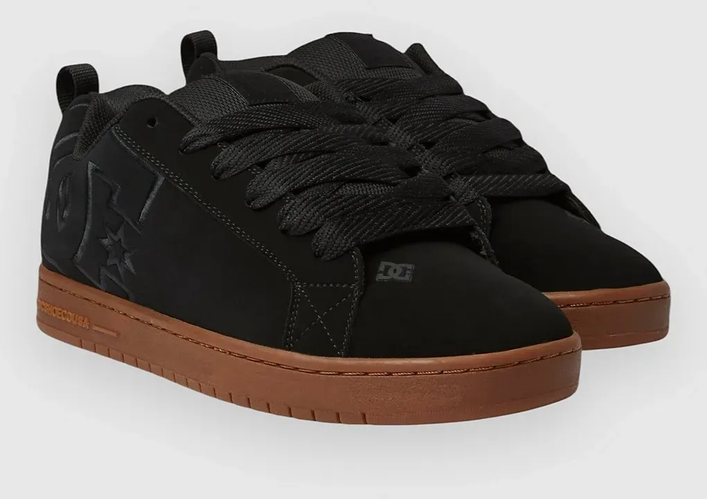 DC Court Graffik Skateschuhe black / gum Gr. 8.5