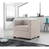 INOSIGN Sessel Bob Cocktailsessel, in verschiedenen modernen Farben und Qualitäten beige