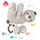 Fehn Lazy, Crazy & Pink, Activity-Faultier grau