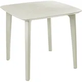 Beliani Gartentisch 86 x 86 x 77 cm Hellbeige