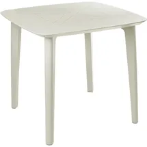 Beliani Gartentisch 86 x 86 x 77 cm Hellbeige