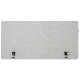 HJH Office Akustik Tischtrennwand FLEXMIUT D 120 cm Hellgrau