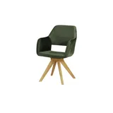 Woodford Armlehnstuhl  Berlin , grün , Maße (cm): B: 57 H: 85 T: 67.0