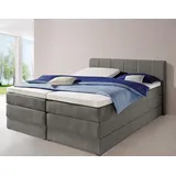 HAPO Boxspringbett 140 x 200 cm Grau