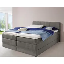 HAPO Boxspringbett 140 x 200 cm Grau