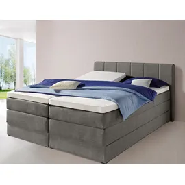 HAPO Boxspringbett 140 x 200 cm Grau