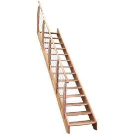 Minka Treppengeländer für Raumspartreppen 246-282 cm Holz